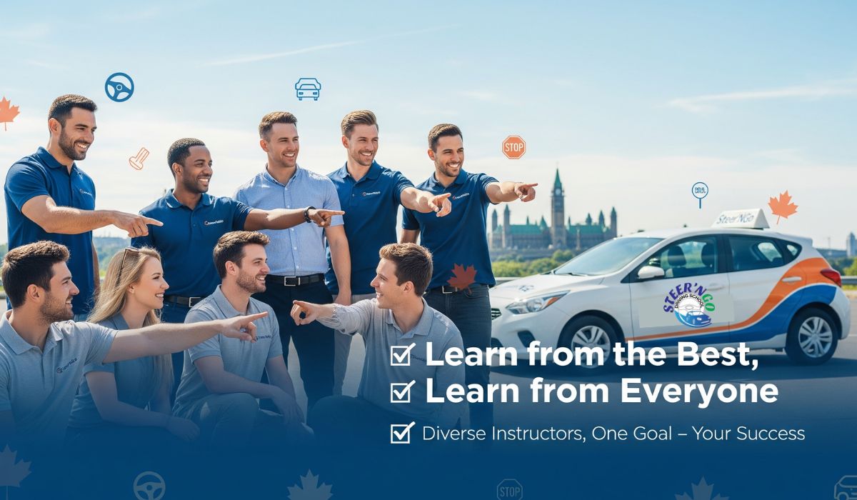 How Driving School Ottawa Students Benefit from Instructor Diversity at Steer’NGo